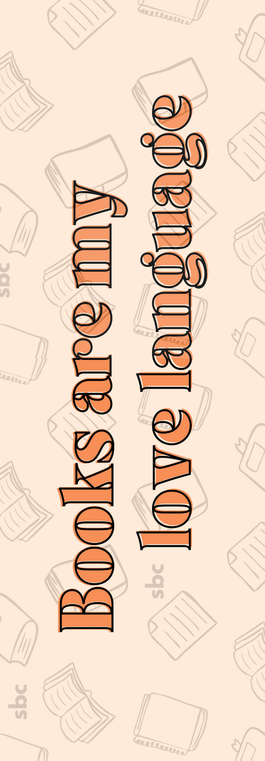 Love Language Bookmark